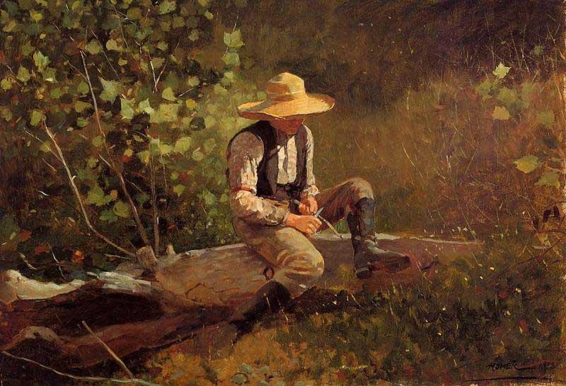 Winslow Homer The Whittling Boy